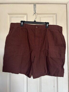NWT Old Navy Tannin brown relaxed 7”  short size XXL